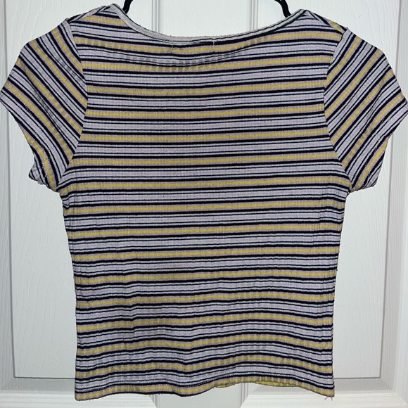 Primark Striped Crop Top - Picture 2 of 3